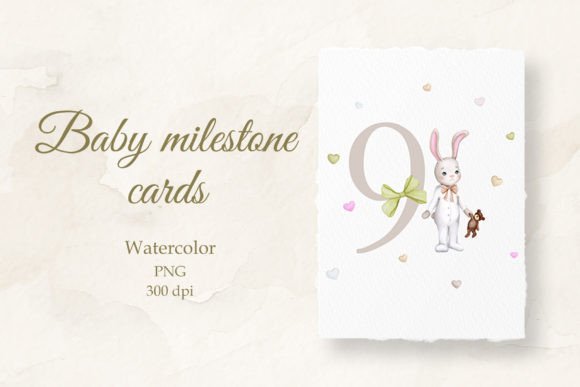 Baby Milestone Card Watercolor 9 Months: A Designer's Guide