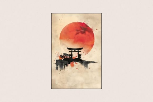 Japanese Watercolor Poster: Where Brush Meets Brand