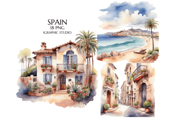 Watercolor Spanish Clipart: Design Assets That Bring Warmth