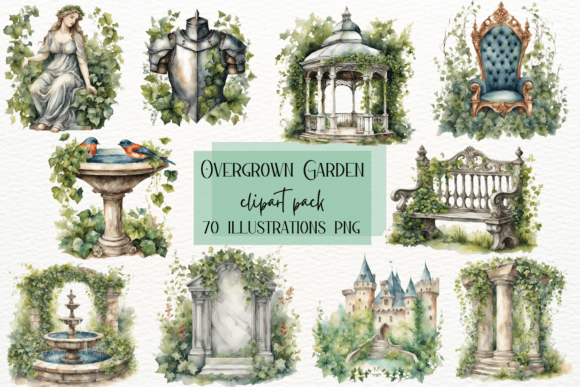 Watercolour Secret Garden Clipart: A Designer's Guide